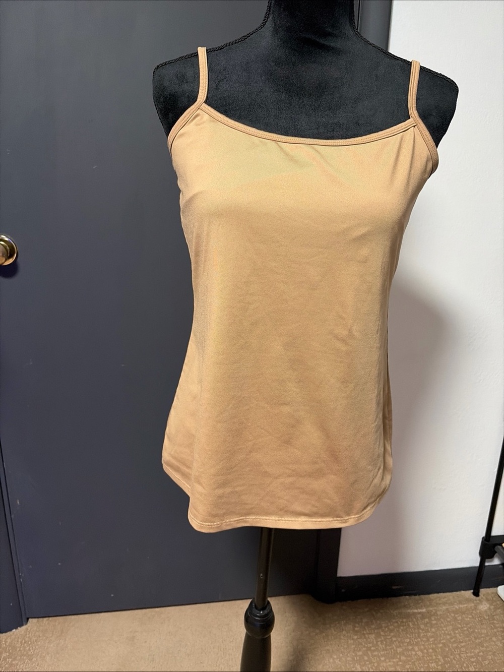 New York & Company Beige Spaghetti Strap Camisole